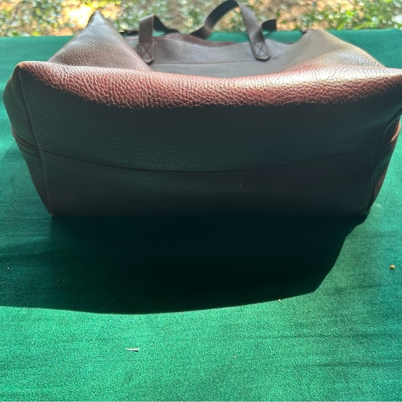 Madewell Rich Brown Leather Tote - Picture 9 of 12
